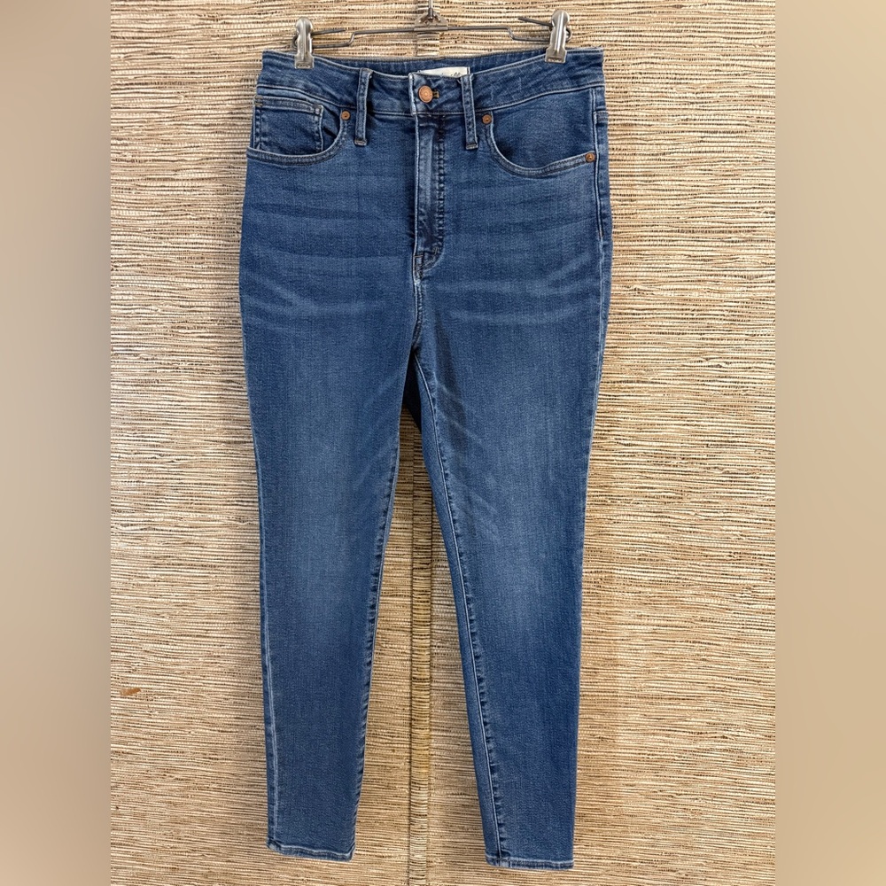 Madewell Curve High Rise Skinny Jeans 29x28.5 Fair Condition Med Wash Blue